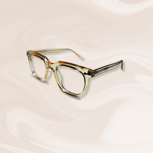 et par af celaren beumont briller med en beige baggrund