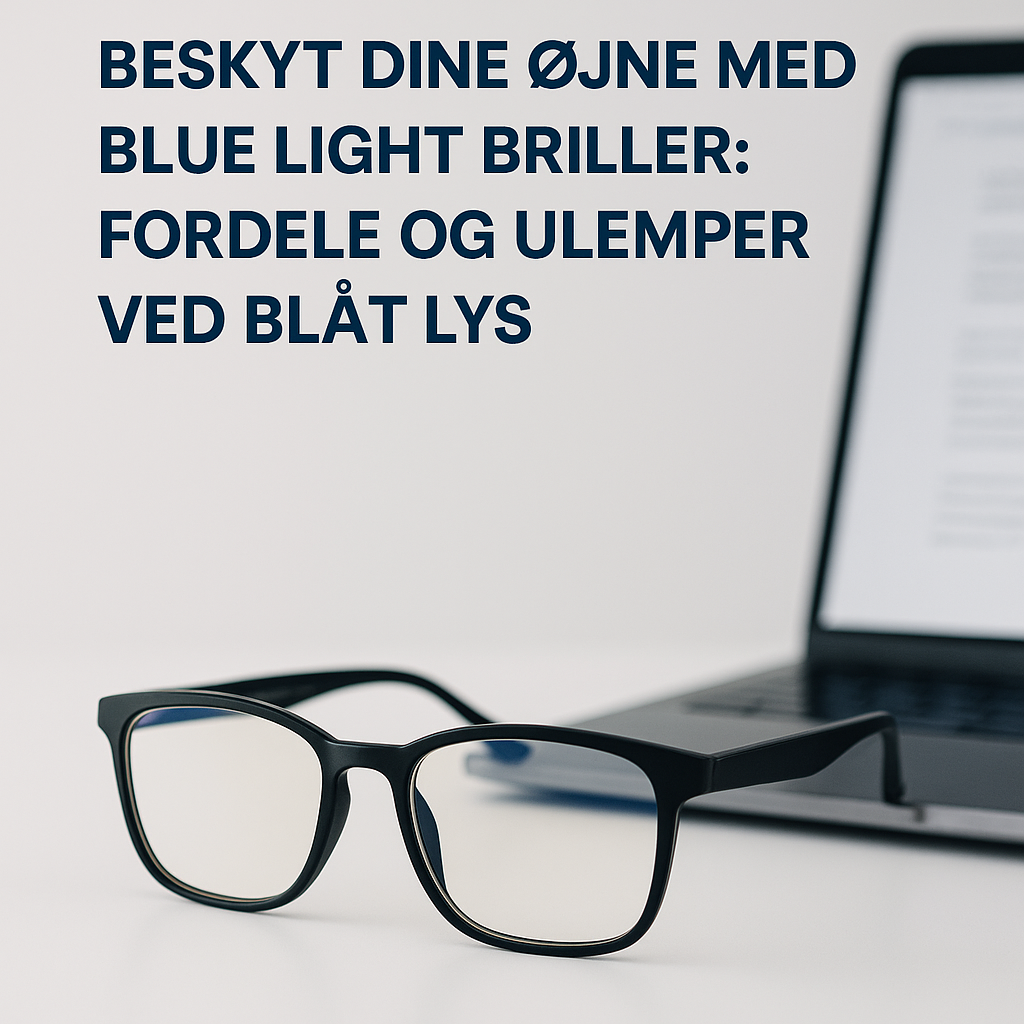 Beskyt dine øjne med blue light briller: Fordele og ulemper ved blåt lys